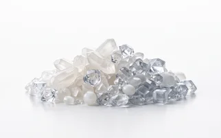 Crystalline amino acids and supporting compounds