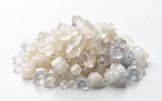 Crystalline amino acids and supporting compounds from the Tinizen blend